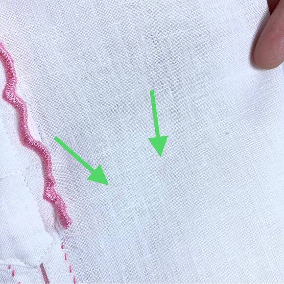 Natasha Zinko Linen Embroidered Beaded Tunic (Sz FR 40 / US 8) White / Pink - Picture 16 of 16